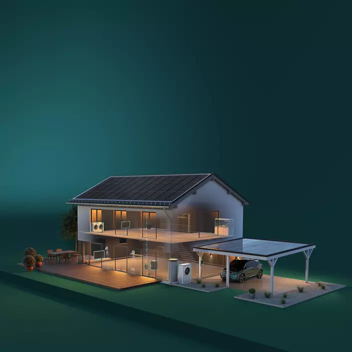 Solarwatt system house
